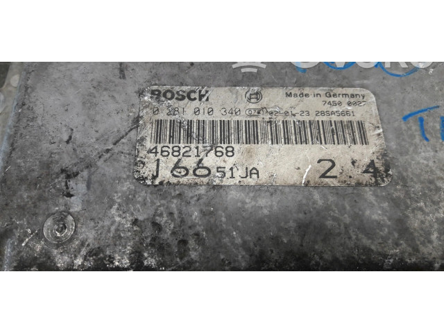 Блок управления двигателем Блок управления 0281010340 Alfa Romeo 166