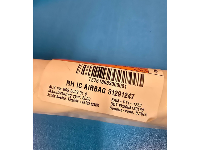 Боковая подушка безопасности 31291247, 609269901C Volvo S80