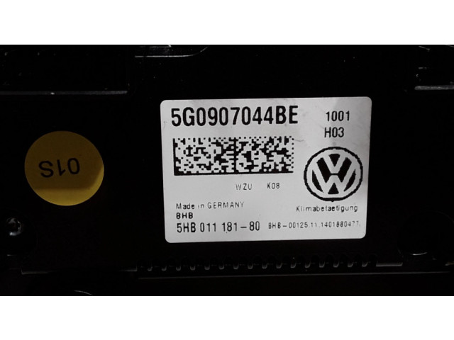 Блок управления климат-контролем 5G0907044BE Skoda Rapid (NH)