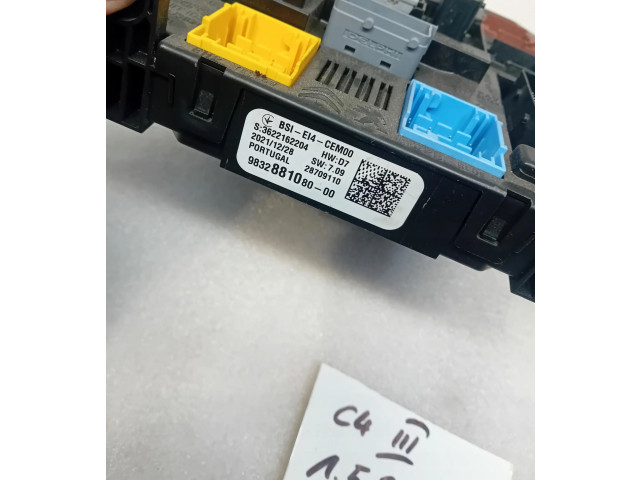 Блок комфорта 9832881080 Citroen C4 III e-C4