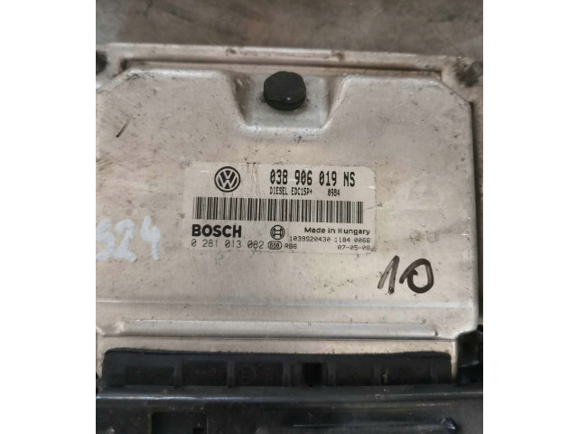 Блок управления двигателя 038906019NS Skoda Fabia Mk2 (5J)