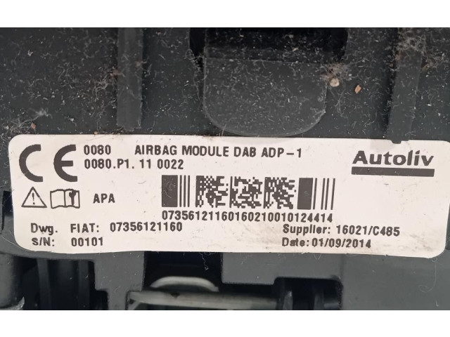 Подушка безопасности водителя 07356121160, 07356121160 Fiat 500L