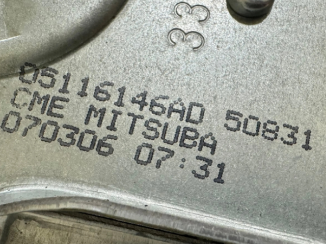 Моторчик заднего дворника 05116146AD, 070306 Jeep Compass