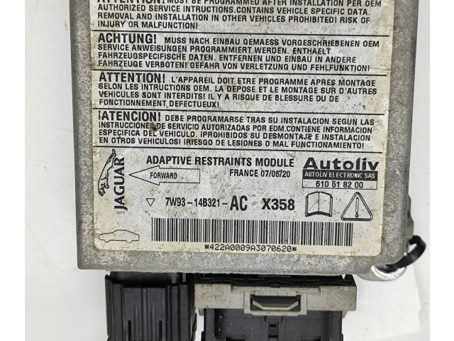 Блок подушек безопасности 7W9314B321AC Jaguar XJ X350