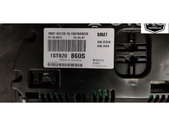 Спидометр (приборный щиток) 1ST920860S, 1ST920860S   Skoda Citigo