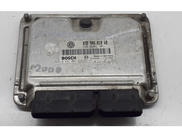 Řídící jednotka 038906019AB, 0281001865 Seat Alhambra (Mk1) 2001