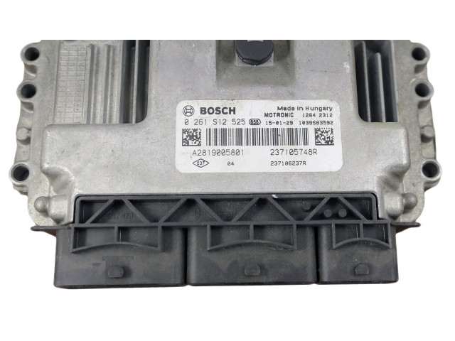 Блок управления двигателя 237105748R, 0261S12525   Renault Twingo III