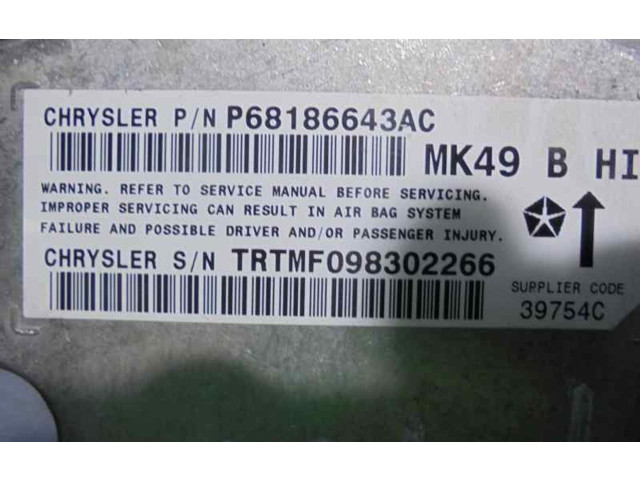 Блок подушек безопасности 68186643AC, 098602266   Jeep Compass