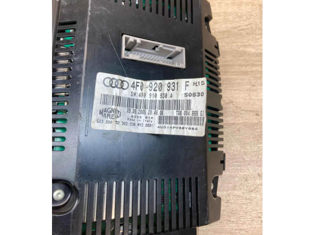 Панель приборов 4F0920931F, 4F0910930A   Audi A6 S6 C6 4F       