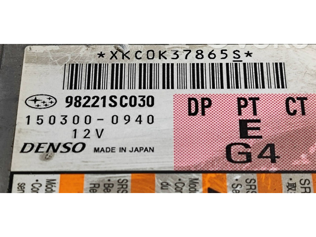 Блок подушек безопасности 98221SC030, 1503000940   Subaru Forester SH
