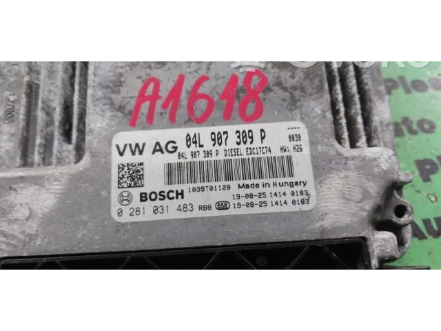 Řídící jednotka 0281031483, 04L907309P Volkswagen Tiguan 2017