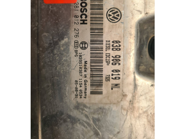 Блок управления двигателя 038906019NL, 1039S10367   Seat Ibiza III (6L)