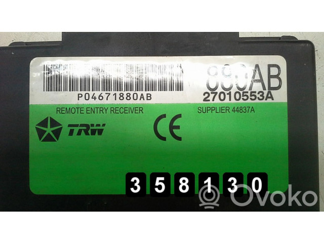 Блок управления двигателя 0281011093   Chrysler PT Cruiser