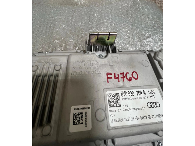 Панель приборов 8Y0920704A, F4760 Audi A3 8Y