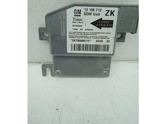 Блок подушек безопасности 327963935ZK, CENTRALITAAIRBAG   Opel Meriva A