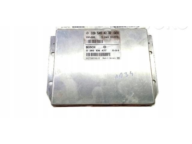 Блок управления АБС 0295454232Q02, 0265109477 Mercedes-Benz A W168
