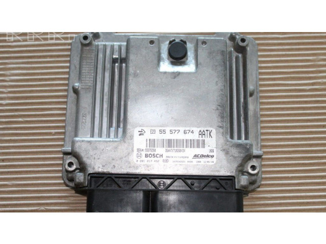Блок управления двигателя 55577674, 0281017452   Opel Insignia A