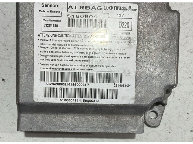 Блок подушек безопасности 51808041, 51808041   Lancia Delta III