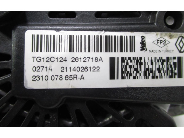 Генератор 231007865RA   Renault Clio III      