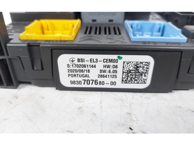 Блок управления 9830707680, 9830707680 Opel Combo E