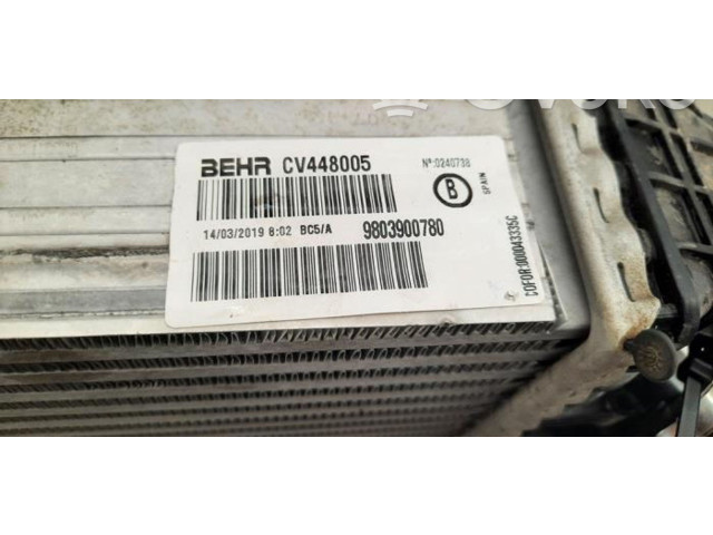 Интеркулер 9803900780 Citroen C3 Aircross