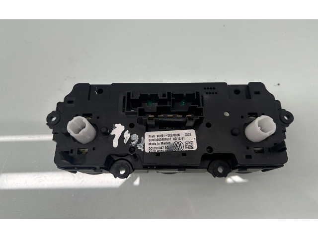 Блок управления климат-контролем 5C0820047AQ, 901515220005 Volkswagen Jetta VI