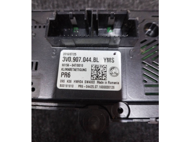 Блок управления климат-контролем 3V0907044BL, B00191910   Skoda Superb B8 (3V)