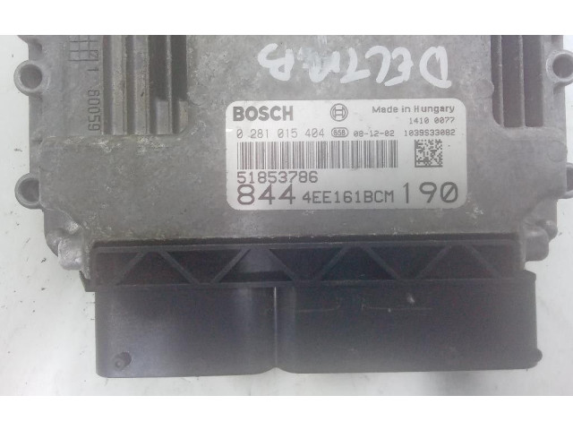 Блок управления двигателя 51861432, 028101540451853786 Lancia Delta III