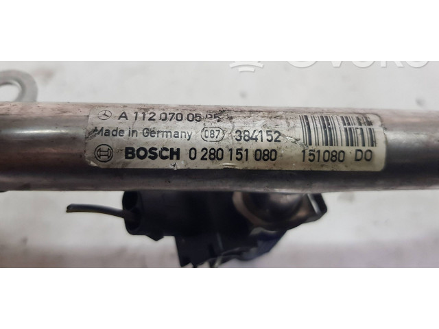 Топливная рампа 0280151080, A1120700095   Mercedes-Benz E W210   для двигателя 112941