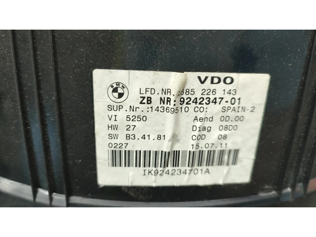 Přístrojová deska BMW 3 E92 E93 2011 9242347