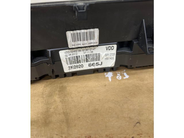 Přístrojová deska  Volkswagen Caddy 2011 2K0920  