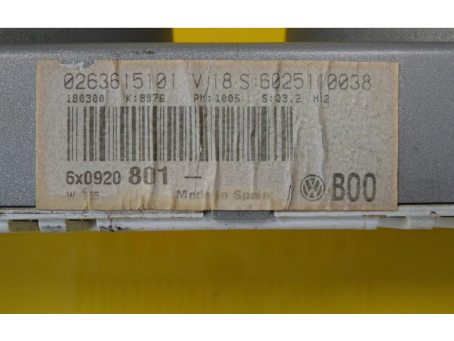 Панель приборов 6X0920801   Volkswagen Lupo       