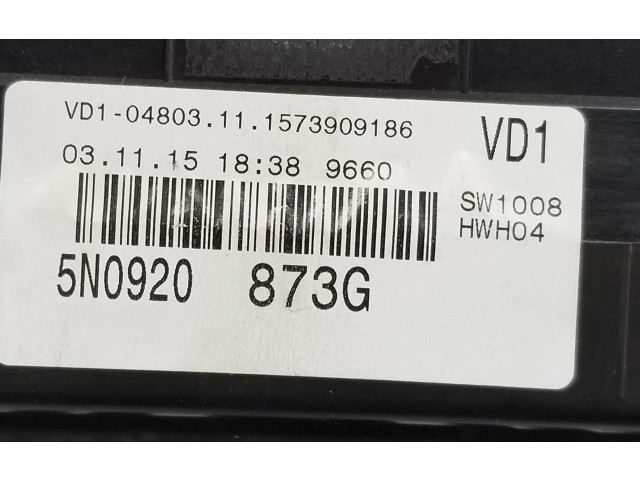Přístrojová deska Volkswagen Tiguan 2015 5N0920873G, 5N0920873G