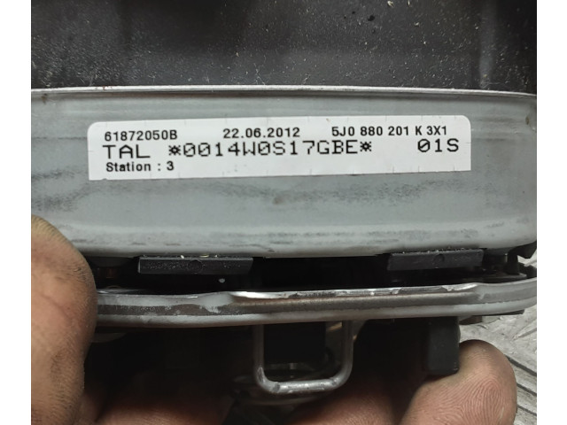 Подушка безопасности водителя 0014W0S17GBE, 61872050B Skoda Octavia Mk2 (1Z)