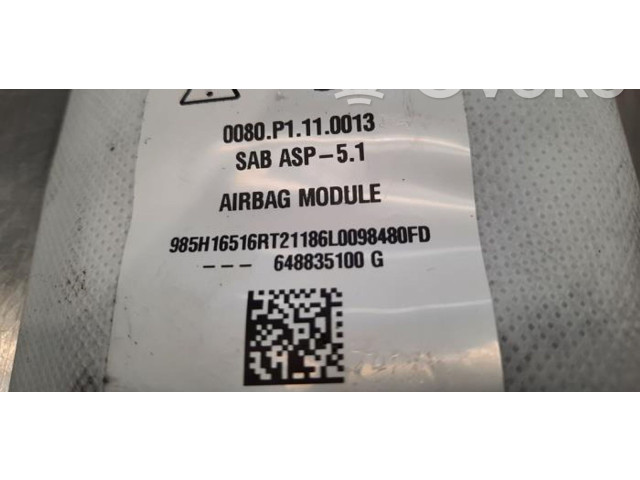 Подушка безопасности в сиденье 648835100G Dacia Sandero III