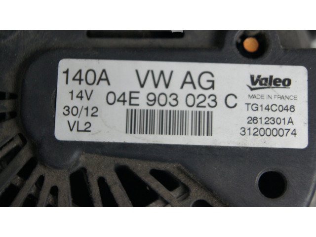 Генератор 04E903023C, 04E903023C   Volkswagen Golf VII      