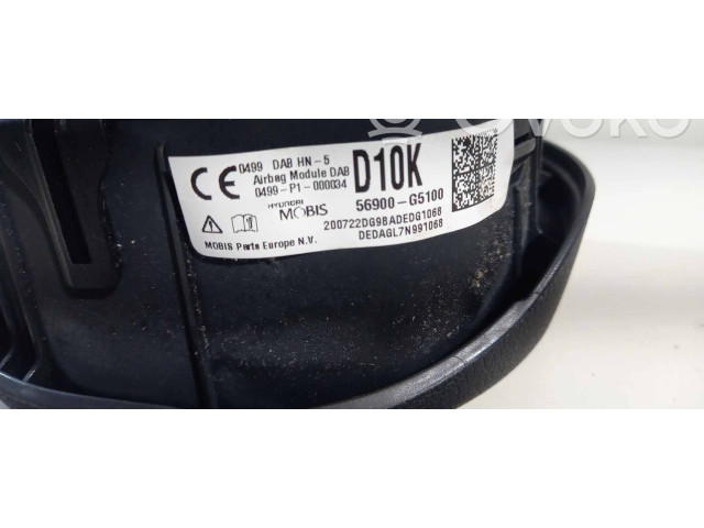 Подушка безопасности водителя 56900G5100, 0499P1000034   KIA Niro