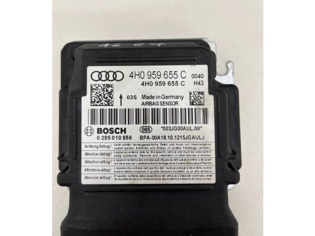 Блок подушек безопасности 4H0959655C, 0285010856 Audi A6 C7