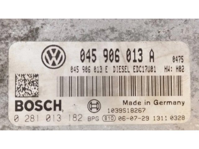 Řídící jednotka 045906013A, 0281013182 Skoda Roomster (5J) 2008