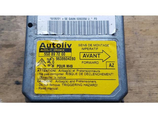 Блок подушек безопасности 9638604280, 550897200 Citroen Berlingo