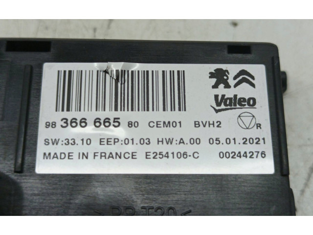 Блок управления 9836666580 Citroen Berlingo