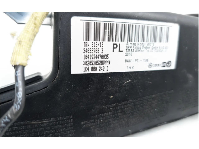 Подушка безопасности в сиденье 1K4880242D, 34033708B Volkswagen Golf Plus