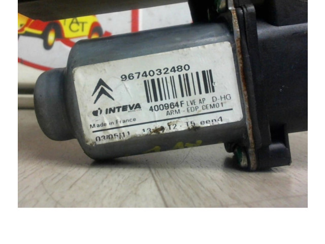 Передний двигатель механизма для подъема окон 00009222GZ, 00009222GZ   Citroen C4 Aircross    двигателя DV6C(9HL)