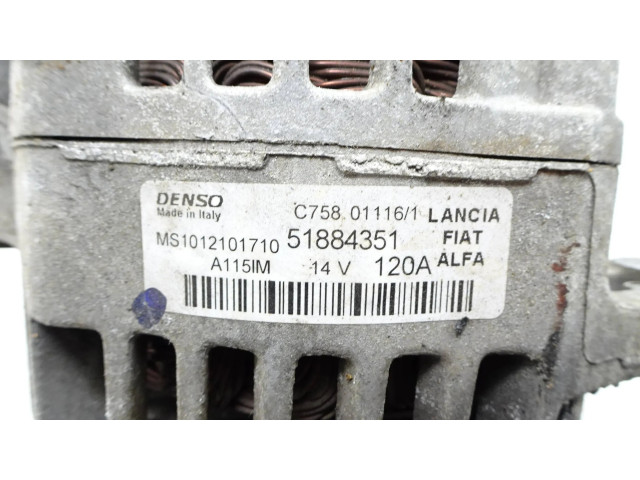 Генератор 51884351, MS1012101710 Alfa Romeo Giulietta 1.6