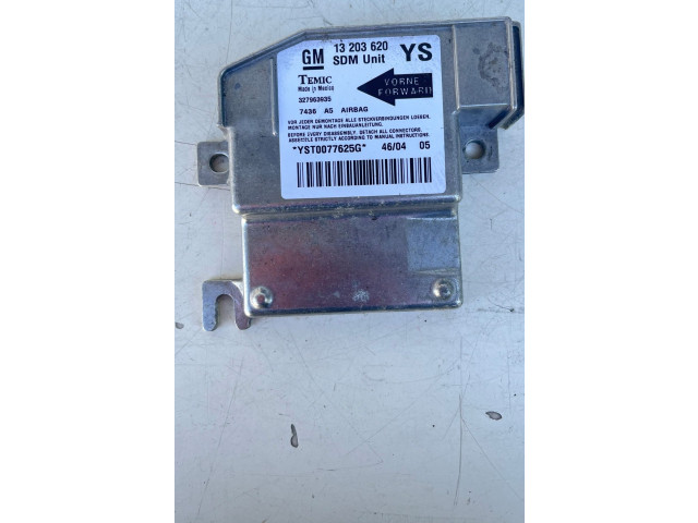 Блок подушек безопасности 13203620 Opel Meriva A
