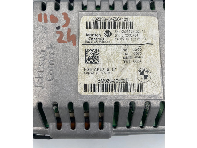 Дисплей 9294309, 121313 BMW X3 F25