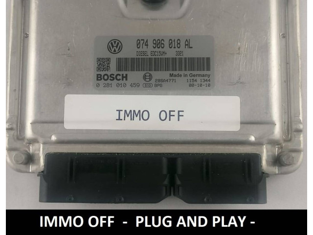 Блок управления двигателя 074906018AL, 0281010459   Volkswagen Transporter - Caravelle T4