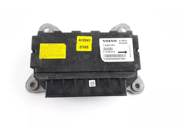 Блок подушек безопасности 31681216, T80041893 Volvo XC90