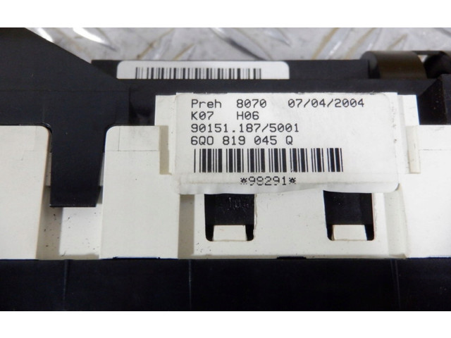 Блок управления кондиционера воздуха / климата/ печки (в салоне) 6Q0819045Q   Volkswagen Polo