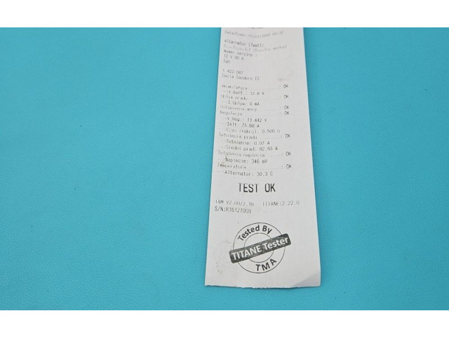 Генератор 231008386R, IMPRK1442087 Dacia Sandero